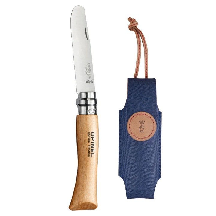 Set Briceag copii, Opinel Nr 07 My First si teaca Opinel 002400