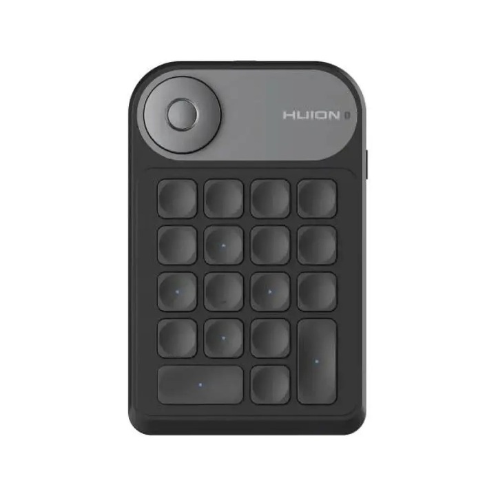 Tastatura mini Huion Keydial Mini K20, Pentru tableta grafica