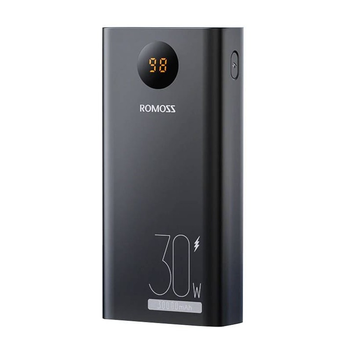 Romoss PEA30 Power Bank 30000mAh fekete ( PEA30-192-2133H) (PEA30-192-2133H)