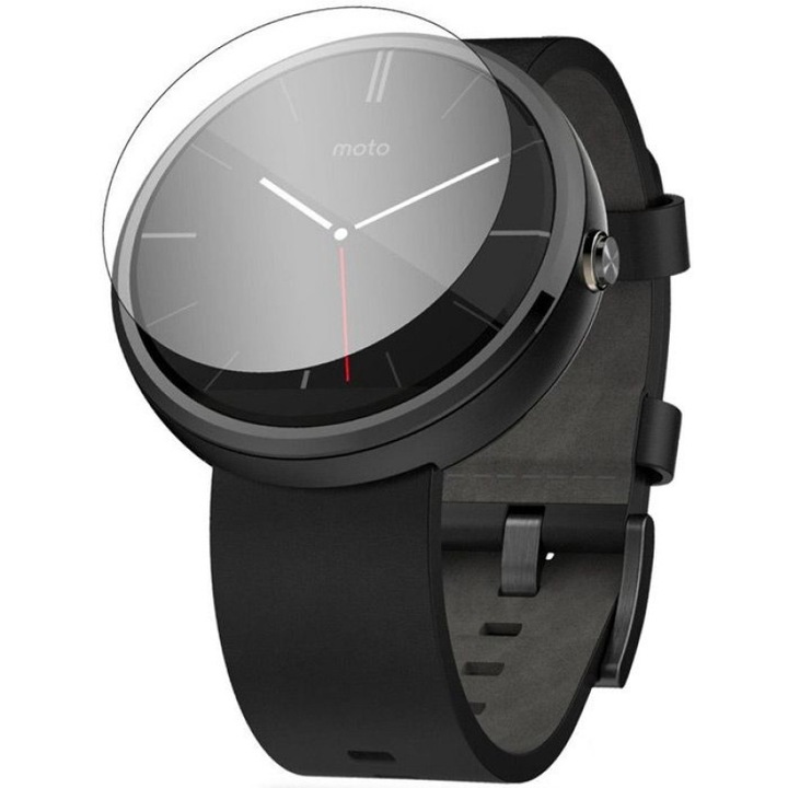 Folie protectie pentru Ceas rotund, diametru 1.39 inch, transparent