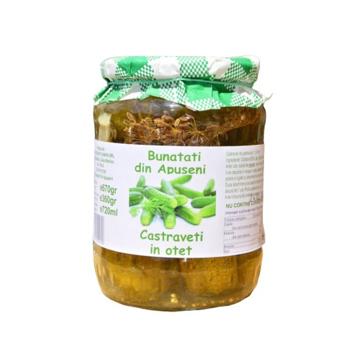 Castraveti In Otet 670gr
