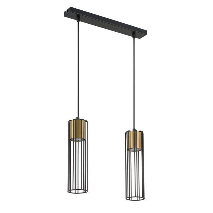 Полилей Phobia, Sigma, метал, фасунга GU10, черен/златист