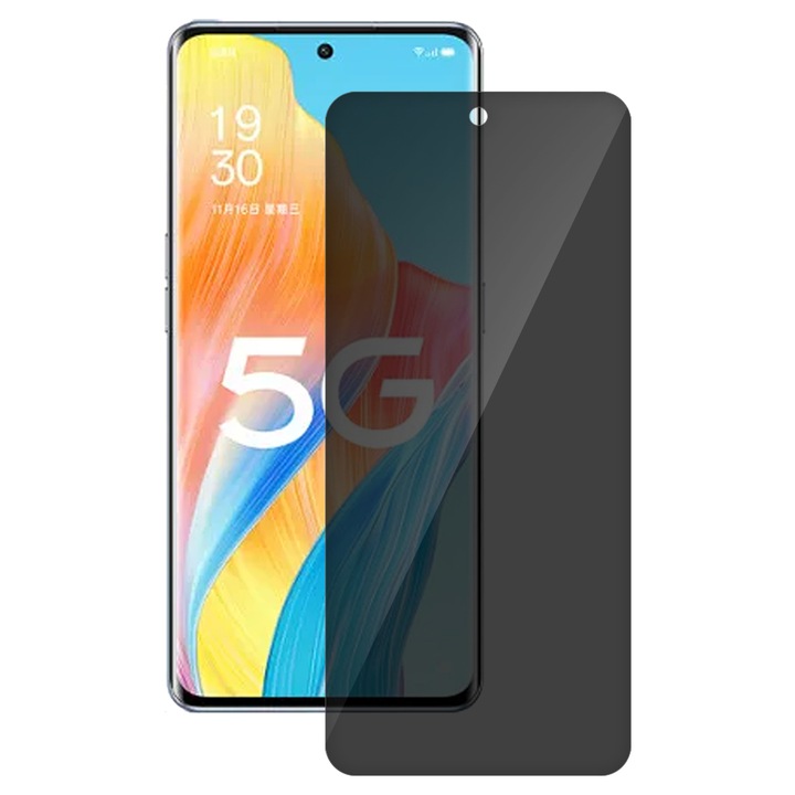 SILKASE adatvédő fólia Oppo A1 Pro-hoz, képernyővédő, szilikon