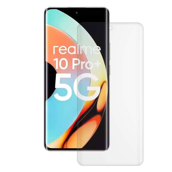 SILKASE matt fólia Realme 10 Pro Plus-hoz, képernyővédő, szilikon