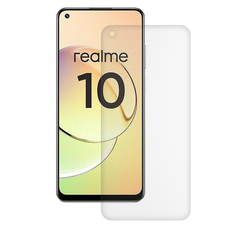SILKASE matt fólia Realme 10-hez, képernyővédő, szilikon