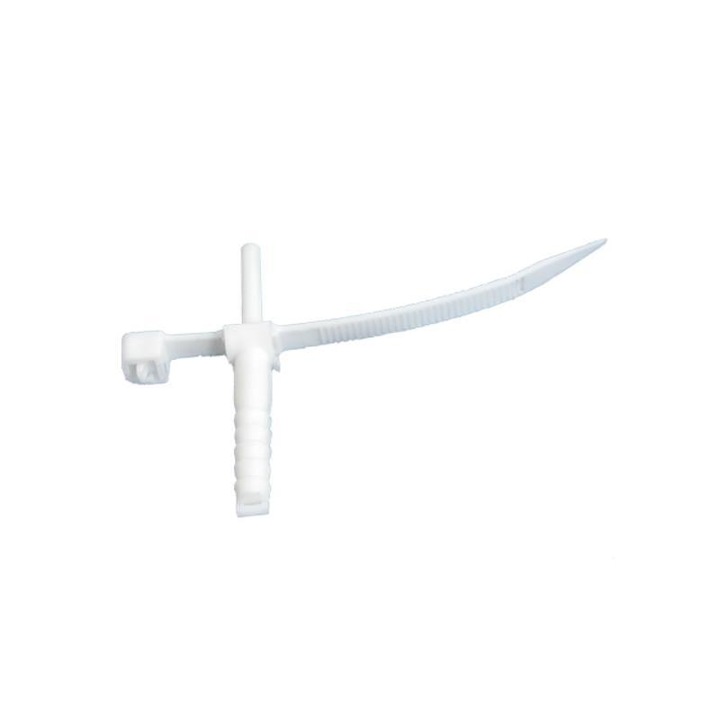 Set 50 suporturi montare cabluri UMSPK-8, Elektro-Plast Opatówe, 80 mm, Alb