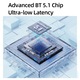 Безжични стерео слушалки USAMS, BU12, BHUBU02, Bluetooth, Двуканални, Виолетов
