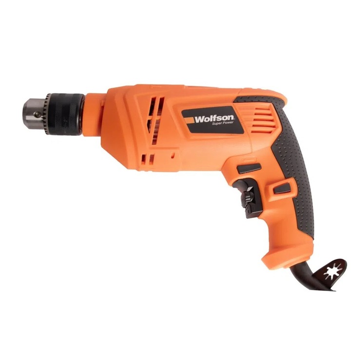 Masina de gaurit cu percutie Wolfson - 850W, set 5 burghie beton inclus