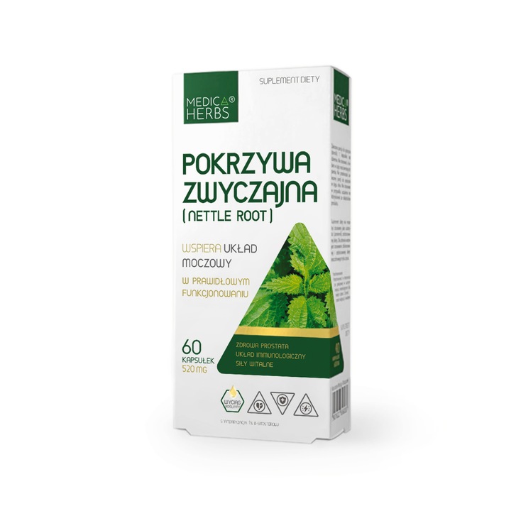 Radacina de urzica, Medica Herbs, 60 capsule
