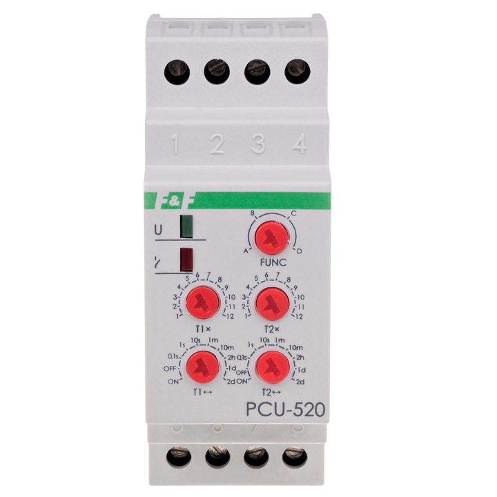 Автоматичен предпазител, F&F, 230V AC/ 24V AC/DC, 2P, 1.2W
