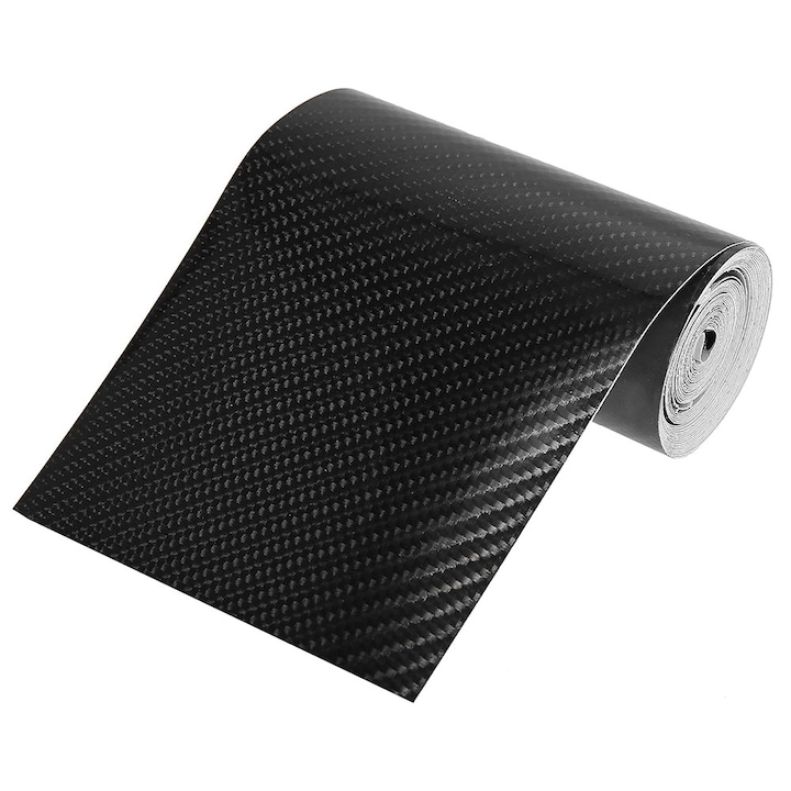 Banda Adeziva Carbon EDAR, Rezistenta, Protectie si Tuning Auto, Impermeabila, 5m x 10cm
