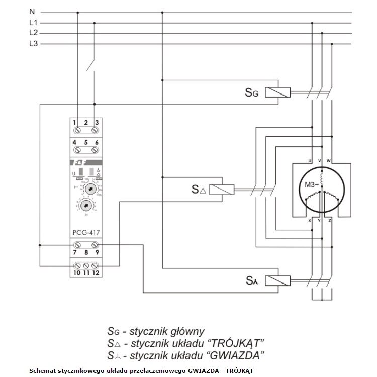 Автоматичен предпазител, F&F, Star-Telta, PCG-417, DUO, 230V AC/ 24V AC ...