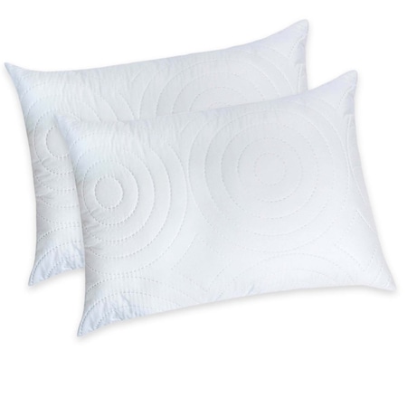 Set de 2 perne Pernador microfibra matlasata, 50x70 cm