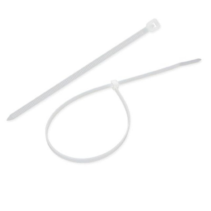 Set coliere de prindere, Elektro-Plast Opatówek, 278 mm, 100 buc, Alb