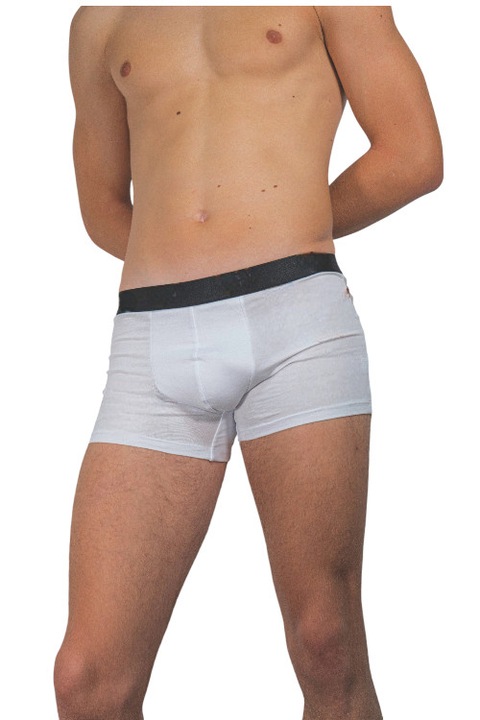 Ferfi boxeralso, Fehér