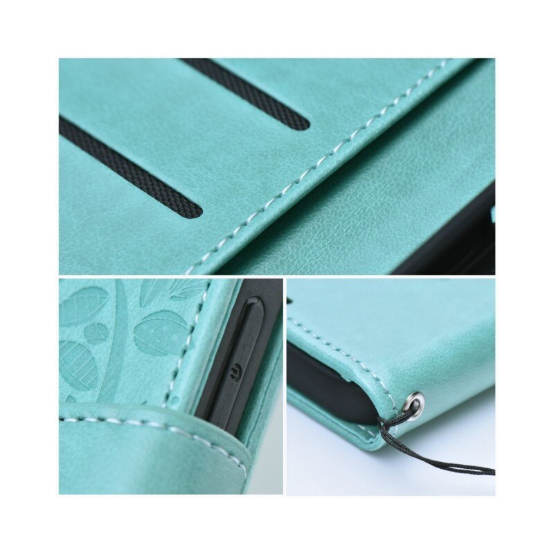 Husa Flip Cover Forcell Mezzo, Compatibila Cu Samsung Galaxy A14 5g, Tree Green