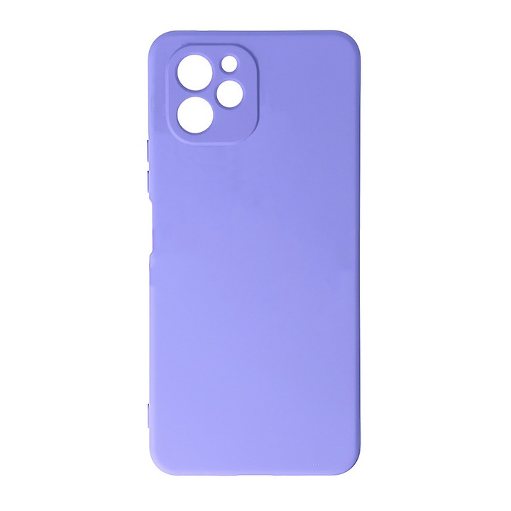 Uалъф с Микрофибър за Huawei Nova Y61, Интериор Микрофибър, Optim Ultra Protection, Лилав, Силиконов TPU