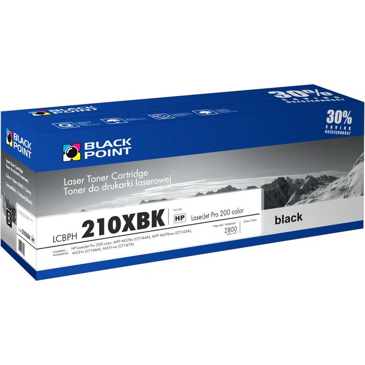 Black Point utángyártott HP CF210X toner - Fekete (LCBPH210XBK) (306210)