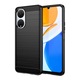 Husa Compatibil cu Telefon Carbon, Compatibila cu Honor X7, Armored Shockproof G-Tech, Finisaj Mat, Negru