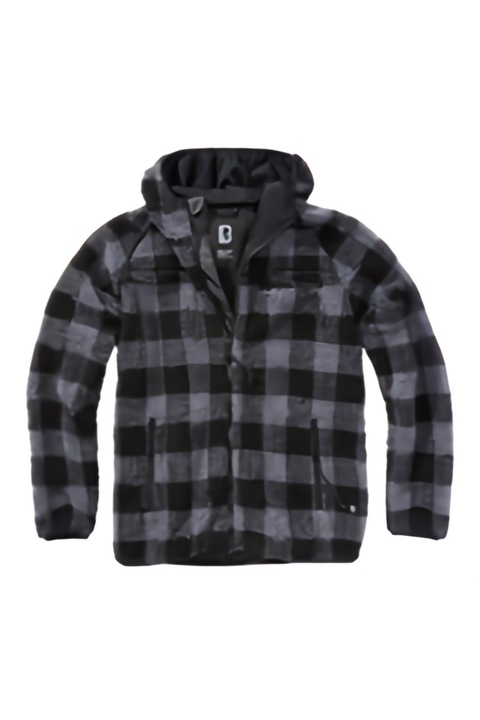 Jacheta BRANDIT Teddyfleece Worker, Black Grey, XXL