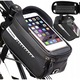 Suport telefon pentru bicicleta, Edibazzar, TPU, Negru