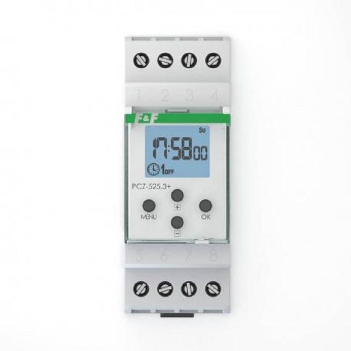 Автоматичен предпазител, F&F, PCZ-525.3, PLUS, 264V AC/DC, 1mA, 16A, 1.5W