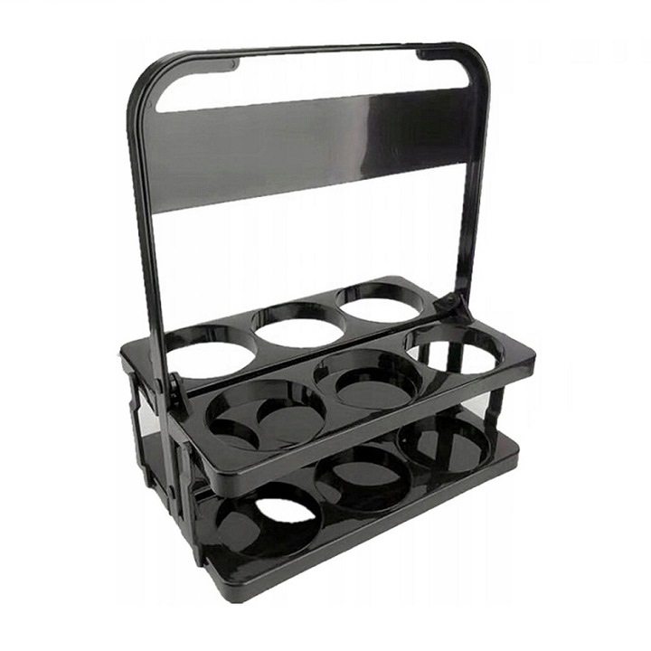 Műanyag tartó palackok szállításához, Gonga® Black