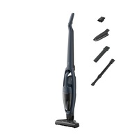 Aspirator vertical 2 in 1 Electrolux Seria 300 ES31C183DB, 18V, 2000 mAh Li-Ion, autonomie max 45 min, 2 viteze, perie turbo electrica, duza pentru mobila, tub flexibil pentru zone greu de aspirat, duza ingusta lunga, albastru denim