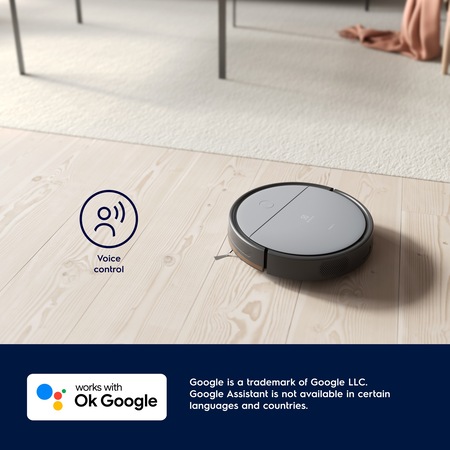 Robot de aspirare ELECTROLUX Clean Seria 600 ER61UD1UG, 14,4V, 2,6Ah, Pa 2600, autonomie pana la 120 min, control prin wifi & app Electrolux, 3 trepte viteza, navigare prin giroscop, Bluetooth, timer, 72 dB, gri