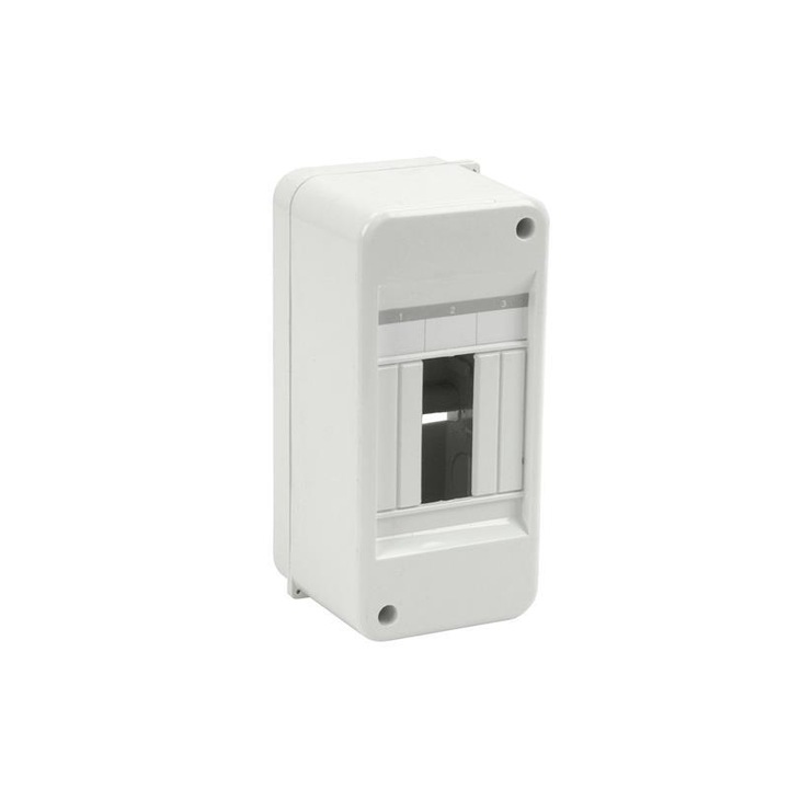Elektromos kapcsolótábla RNO 3, Elektro-Plast Opatówek, 1x3, IP 30, Fehér