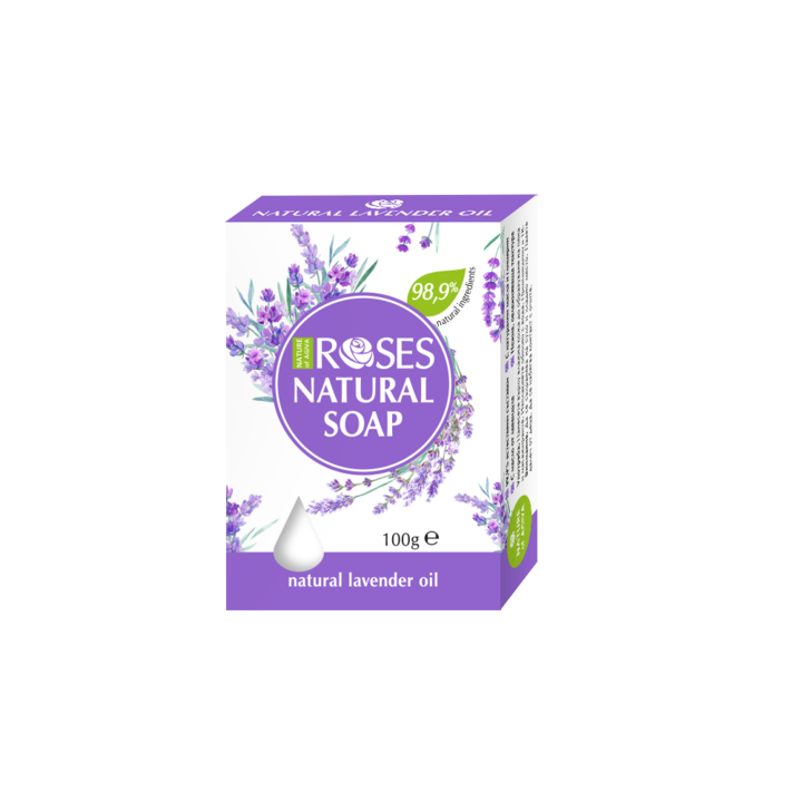 Натурален сапун Nature of Agiva Roses, Розова вода, 100 г