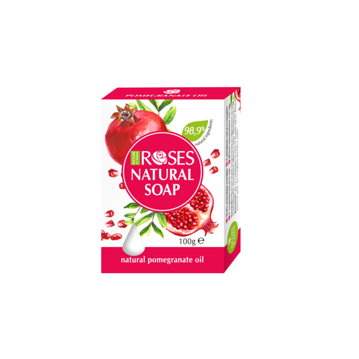 Натурален сапун Nature of Agiva Roses, Нар, 100 г