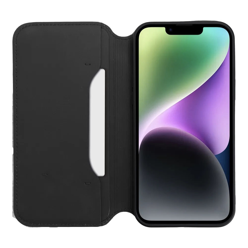 Кожен флип калъф за Apple iPhone 14 Pro Max със слот за карта ...