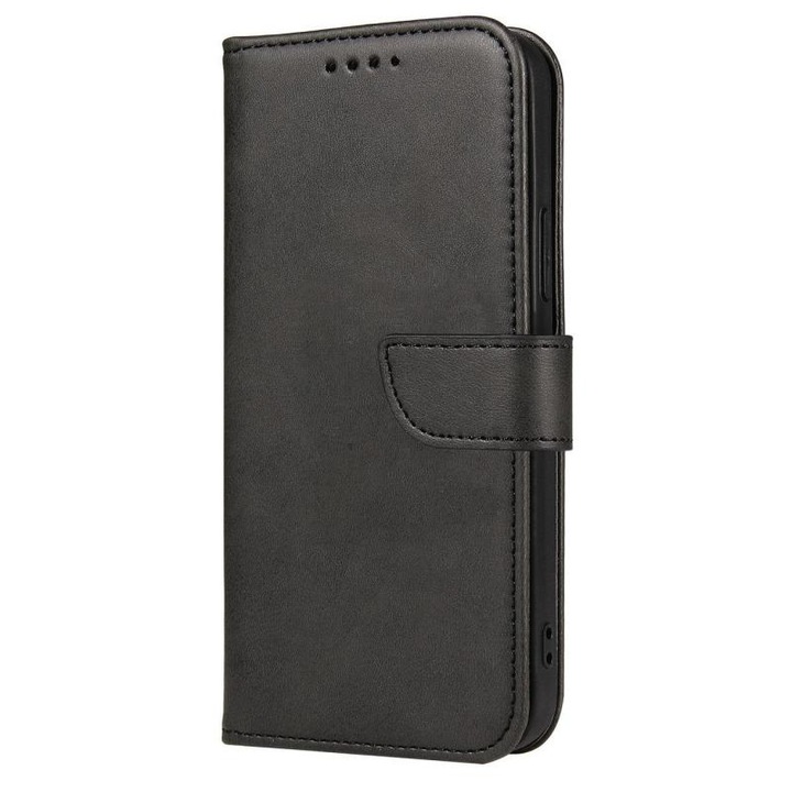 Калъф Magnet Wallet Stand, съвместим с Asus Zenfone 9 Black