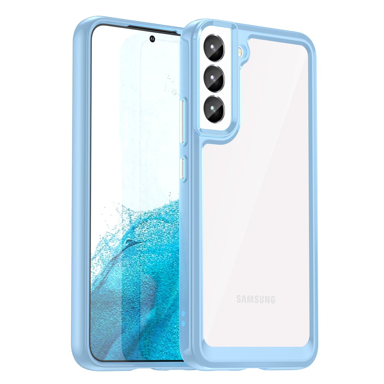 Carcasa Outer Space compatibila cu Samsung Galaxy S23 Plus Blue