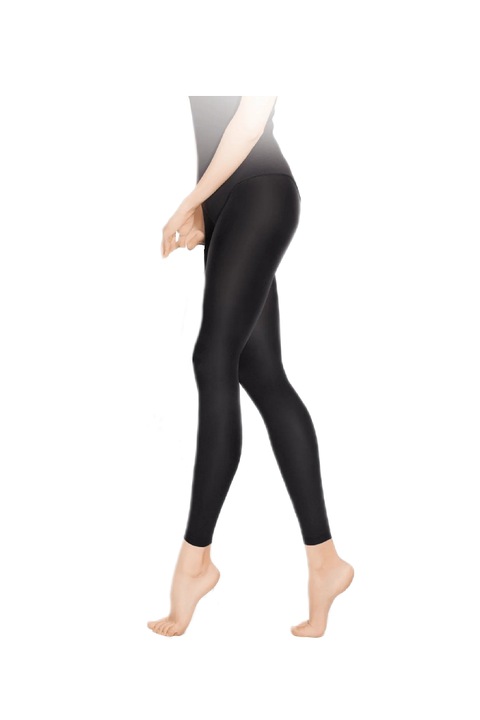 Colanti dama din microfibra, leggings, Negru