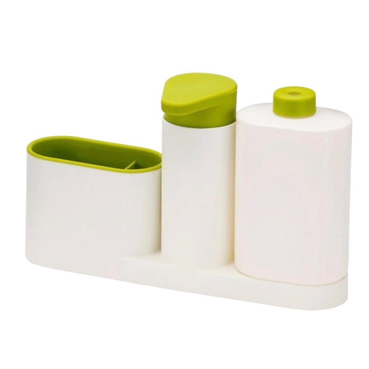 Konyhai adagoló mosogatószerhez, folyékony szappanhoz és szivacstartóhoz
