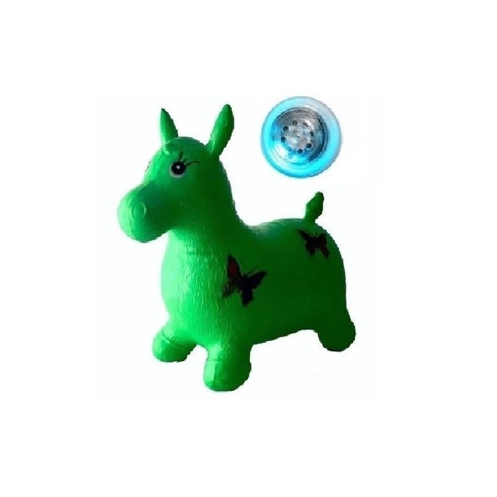 Calut din cauciuc, gonflabil, muzica si lumina