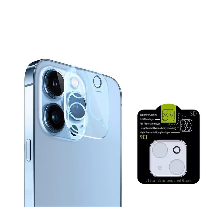 Lencsevédő üvegfólia kompatibilis iPhone 13-mal
