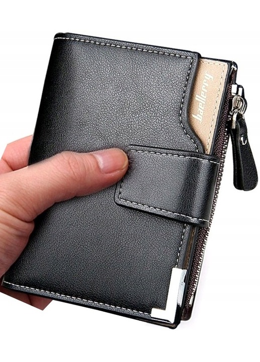 Portofel dama, Piele ecologica, Negru