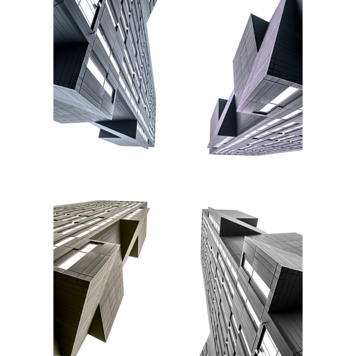 Poster perete, Zakito Posters, 70x100cm Vechiul Turn de Radiodifuziune, Assaf Frank