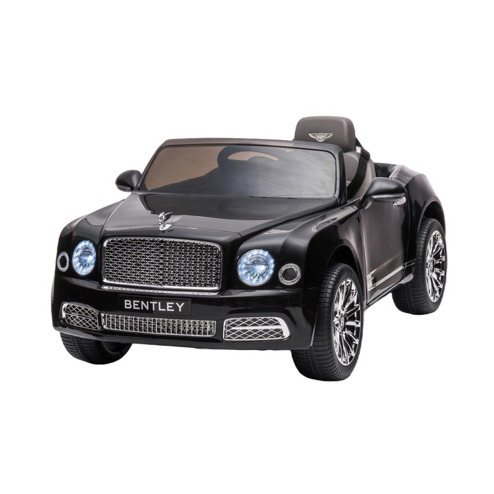 Masinuta electrica pentru copii, Bentley, Mulsanne, Negru