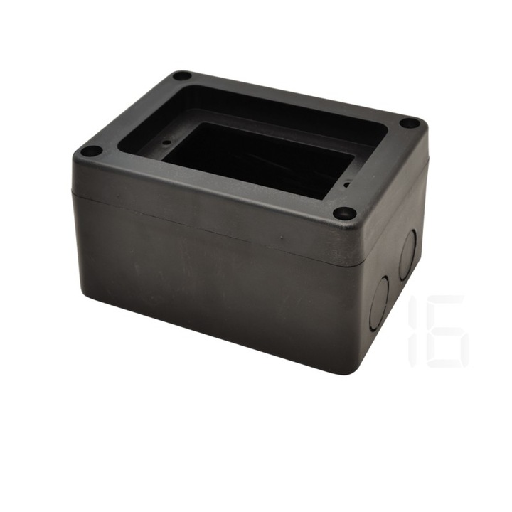 Корпус за превключвател Tracon Electric, модел SSTM-BOX, Пластмаса, 133x77x60 mm, Черен