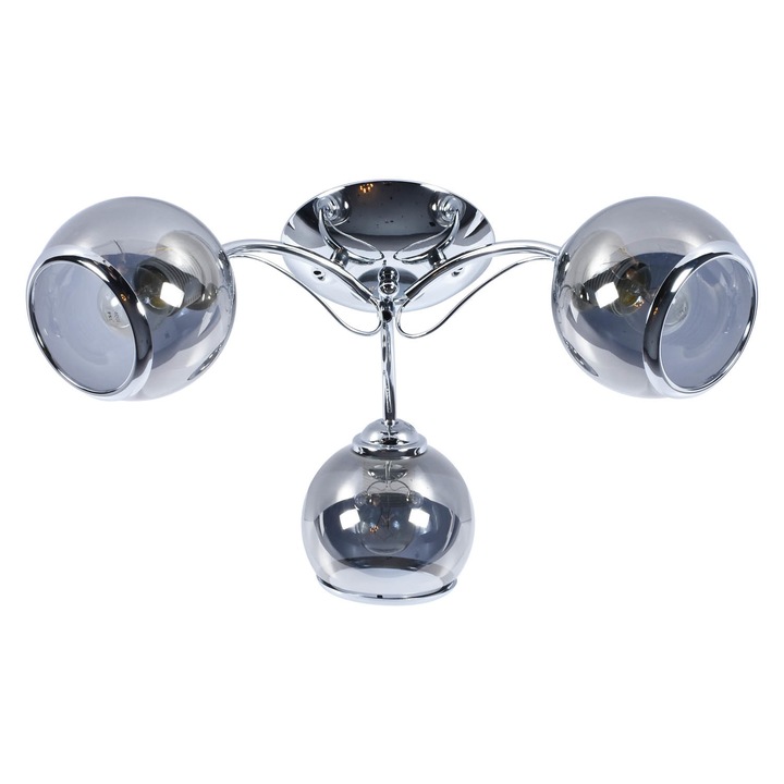 Csillár, Lampex, Salvia 3 ezüst Glamour szalonban