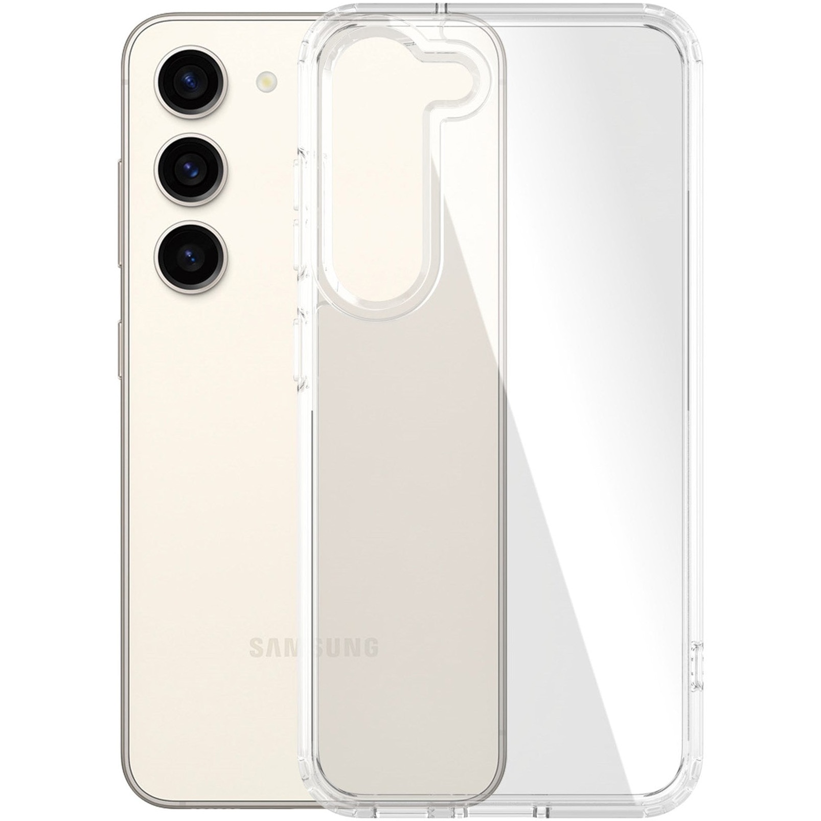 Husa de protectie PanzerGlass Hard pentru Samsung Galaxy S 2023 Transparent