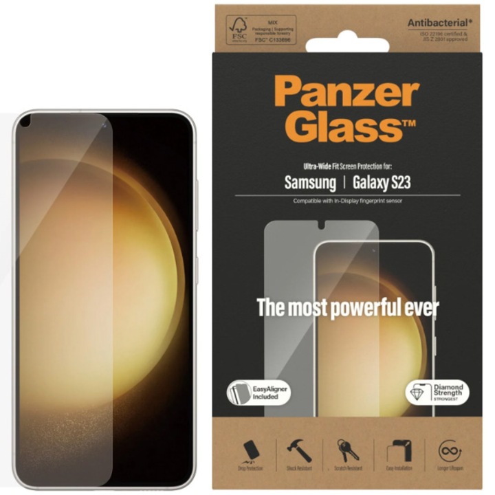 Folie de protectie PanzerGlass UWF AB pentru Samsung Galaxy S 2023