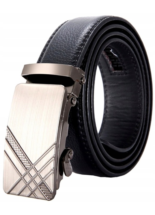 Edibazzar Férfi öv, bőr, fekete