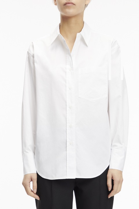 CALVIN KLEIN, Kényelmes fazonú ing mellzsebbel, Fehér, L