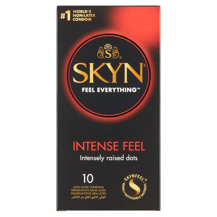 Lifestyles SKYN INTENSE Feel óvszer, 10 db
