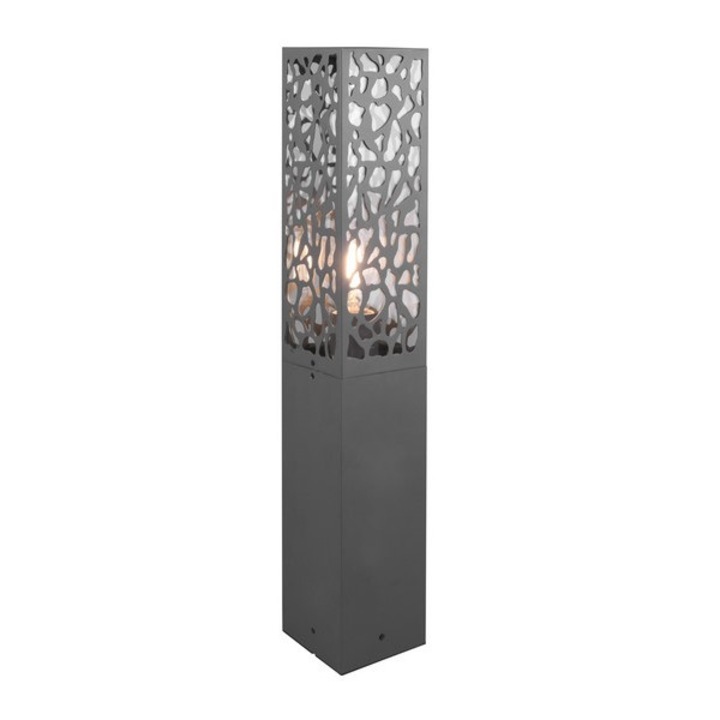 Lampa de exterior, Trio, Metal, Soclu E27, Gri